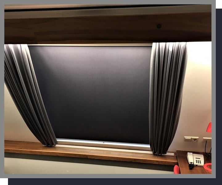 Solarglide Lunaglider Blackout Blinds